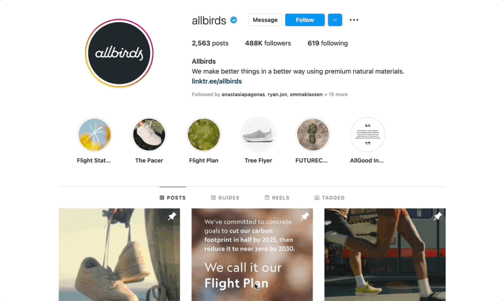 Allbirds Instagram Feed